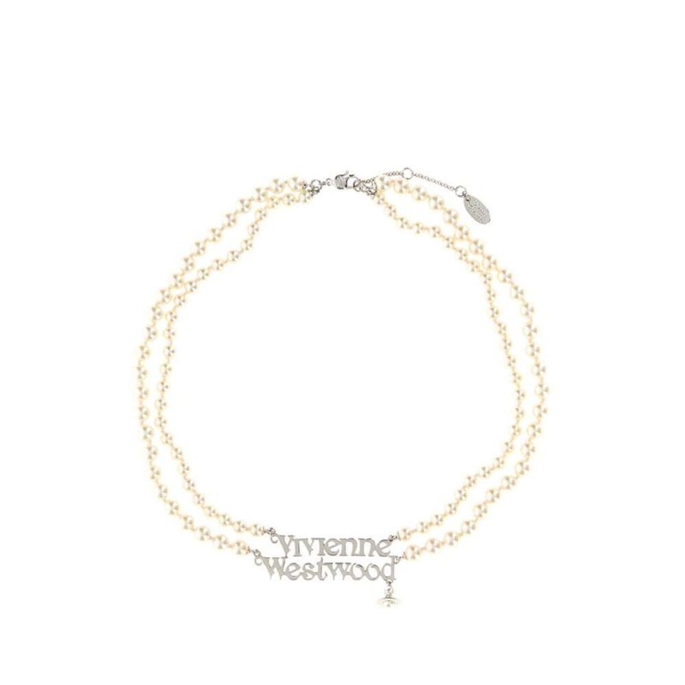 Vivienne Westwood Women Ivory Pearls Necklace